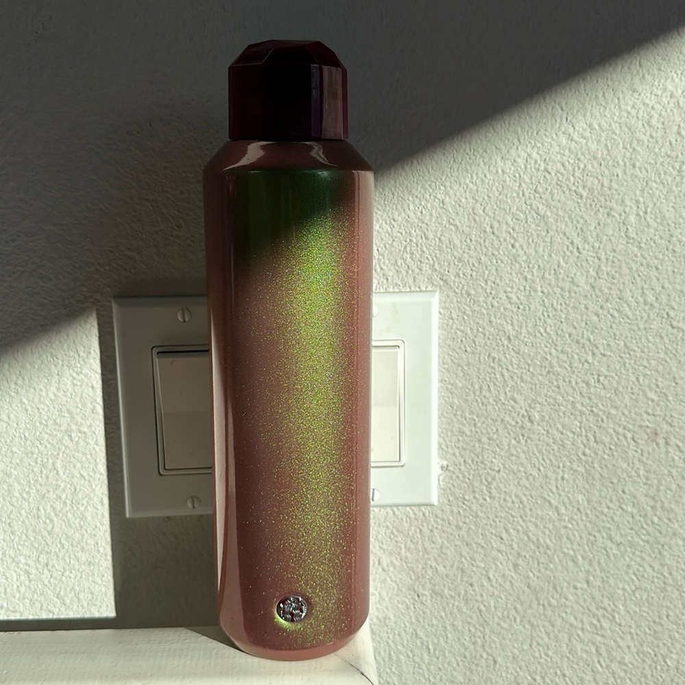 Starbucks Glitter Stainless Steel Water Bottle Tumbler Cup Jeweled Top Lid